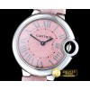 까르띠에 Ballon De Cartier Ladies SS/LE Pink Roman V6F Ronda Q -CAR0338B