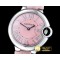 까르띠에 Ballon De Cartier Ladies SS/LE Pink Roman V6F Ronda Q -CAR0338B