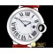 까르띠에 Ballon De Cartier Ladies SS/LE White Roman V6F Ronda -CAR0338C
