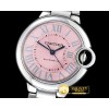 까르띠에 Ballon De Cartier Ladies SS/SS Pink Roman V6F Jap M9 -CAR0340B
