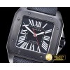 까르띠에 Santos 100 Mens DLC/NY Black Roman Asia 2824 -CAR0375