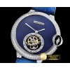 까르띠에 Balon Bleu De Cartier Tourbillon SS/LE Blue Tourb -CAR0377B