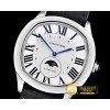 까르띠에 Drive De Cartier MoonPhase SS/LE White Jap Qtz -CAR0380B