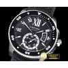 까르띠에 Calibre de Cartier DLC/RU Black JJF 1:1 Asia 23J Mod -CAR0382A