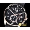 까르띠에 Calibre de Cartier RG/SS/RU Blk JJF 1:1 Asia 23J Mod -CAR0383B