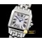 까르띠에 Santos Demoiselle Mens SS/SS Pink MOP Swiss Quartz -CAR0385D