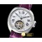 까르띠에 Cle De Cartier Tourb Ladies SS/LE White Asia HW Tourb -CAR0396D