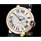 까르띠에 Balon Bleu Midsize Wrapped RG/LE2 White BP Swiss 2671 -CAR0401B
