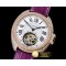 까르띠에 Cle De Cartier Tourb Diams RG/LE Purp White Asia HW -CAR0402C