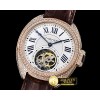 까르띠에 Cle De Cartier Tourb Diams RG/LE Brown White Asia HW -CAR0402D