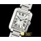 까르띠에 Tank Anglaise Ladies SS/SS White/Roman GSF Swiss Quartz -CAR0404