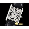까르띠에 Cartier Tank Solo Mens SS/LE White XF Swiss Quartz -CAR0406A