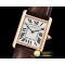 까르띠에 Cartier Tank Solo Mens RG/LE White XF Swiss Quartz -CAR0406B
