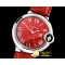 까르띠에 Balon Bleu Midsize 33mm SS/LE Red JF MY9015 Mod -CAR0409A