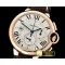 까르띠에 Balon Bleu Chronograph 47mm RG/LE White ZF Asia 7750 -CAR0412B