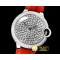 까르띠에 Balon Bleu De Serti Vibrant 36mm SS/LE Diam Swiss Qtz -CAR0413