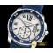 까르띠에 Calibre de Cartier Diver (Blue) SS/RU Wht JF Asia 2824 -CAR0421A