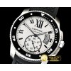 까르띠에 Calibre de Cartier Diver (Blk) SS/RU Wht JF Asia 2824 -CAR0421B