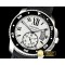 까르띠에 Calibre de Cartier Diver (Blk) SS/RU Wht JF Asia 2824 -CAR0421B