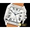 까르띠에 Santos De Cartier 2018 Mens XL SS/LE Wht KOR MY9015 -CAR0424