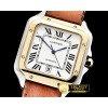 까르띠에 Santos De Cartier 2018 Mens YG/SS/LE (Org) Wht Miyota -CAR0427C
