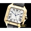까르띠에 Santos De Cartier 2018 Mens YG/LE Wht Swiss Qtz -CAR0429A