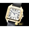 까르띠에 Santos De Cartier 2018 Ladies YG/LE Wht Swiss Qtz -CAR0430B