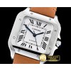 까르띠에 Santos De Cartier Ladies 35mm SS/LE Wht V6F MY9015 -CAR0437