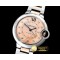 까르띠에 Balon Bleu Midsize 33mm RG/SS Rose Diam V6F Seiko NH05 -CAR0441