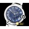 까르띠에 Balon Bleu 42mm SS/SS Blue V6F V4 Asia 2824 Mod -CAR0442
