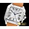 까르띠에 Santos De Cartier 2018 Mens XL SS/LE Wht V6F MY9015 -CAR0445
