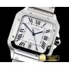 까르띠에 Santos De Cartier 2018 Mens XL SS/SS Wht GF Ult MY9015 -CAR0449B