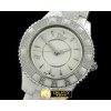 크리스찬디올 Dior VIII Mid Size Cer/Cer/Diam White Jap Quartz -CD016A