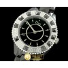 크리스찬디올 Dior VIII Mid Size Cer/Cer/Diam Black Jap Quartz -CD016B
