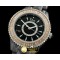 크리스찬디올 Dior VIII Full Size Cer/Cer/Amb Ruby Black Jap Quartz -CD018B