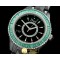 크리스찬디올 Dior VIII Full Size Cer/Cer/Grn Ruby Black Jap Quartz -CD018E