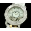 쇼파드 Happy Sports Ladies SS/LE White Swiss Qtz -CH102B