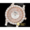 쇼파드 L'Heure Du Diamant Round RG/LE (Black) Rose Gold MY9015 -CH138A