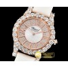 쇼파드 L'Heure Du Diamant Round RG/LE (White) Rose Gold MY9015 -CH138B