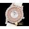 쇼파드 L'Heure Du Diamant Round RG/LE (White) Rose Gold MY9015 -CH138B