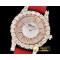 쇼파드 L'Heure Du Diamant Round RG/LE (Red) Rose Gold MY9015 -CH138C