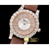 쇼파드 L'Heure Du Diamant Round RG/LE (Brown) Rose Gold MY9015 -CH138D