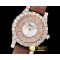 쇼파드 L'Heure Du Diamant Round RG/LE (Brown) Rose Gold MY9015 -CH138D