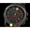 페라리 Scuderia Chronograph PVD/RU Black/Red jap Qtz -FERR001A