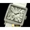프랭크뮬러 Men Master Square SS/LE Wht Jap Quartz -FM097C