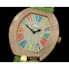 프랭크뮬러 Ladies Infinity Curvex RG/LE Diamonds Jap Quartz -FM098B