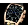 프랭크뮬러 Casablanca Chrono RG/LE Black Jap OS20 Qtz Chrono -FM120B
