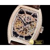 프랭크뮬러 Casablanca Skeleton Diams Round RG/LE Asia 21J Mod -FM139B
