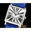 프랭크뮬러 Master Sq 6002 Midsize SS/LE Blue White GFSwiss Qtz -FM142A