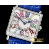 프랭크뮬러 Master Sq 6002 Midsize SS/LE Blue Crazy GFSwiss Qtz -FM142C